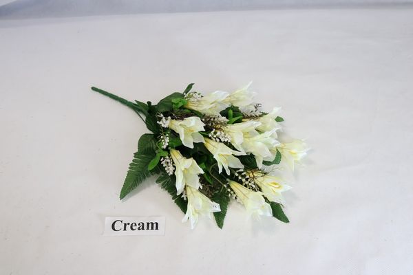 Lily bush x 12 - Cream