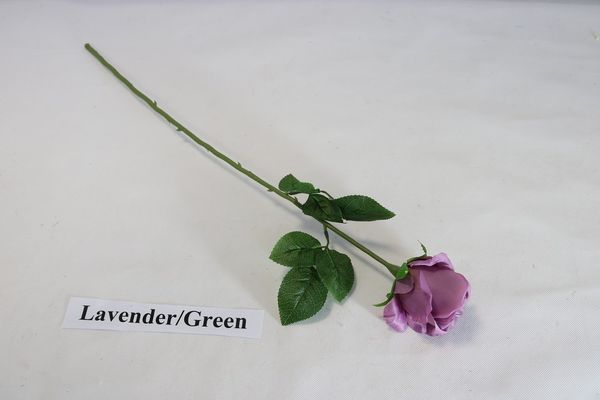 Single rose bud - Lavernder Green